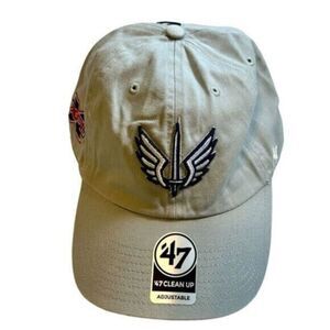 NWT 47 XFL St Louis Battlehawks Football Gray Adjustable Baseball Cap Hat